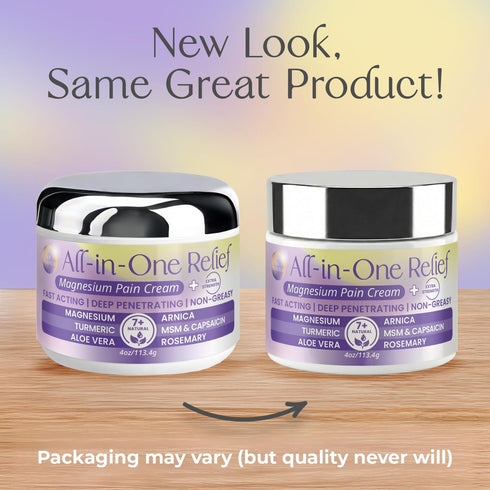 PURPLE CANYON All in One Magnesium Pain Cream Natural Pain Relief Cream with Arnica, MSM & Capsaicin for Muscle & Joint
