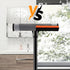 Neeklinny 2 in1 16inch Window Squeegee for Car, Window Cleaner with Long Handle,Sponge Car Window Squeegee for Gas