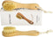 Natural Bristles Wooden Face Cleaning Brush, Wood Handle Facial Cleanser, Exfoliating Skin Care Pack of 2