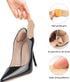 Heel Pads for Shoes That are Too Big, 4 Pairs Foamed Cotton Heel Cushions for Pain Relief & Tighter Fit