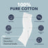 Disposable Cotton Face Towels, Super Soft Hypoallergenic Makeup Remover Wipes, Biodegradable Facial Cloths (50 Pack)