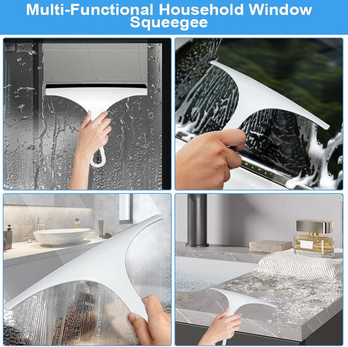 SEILETOO 2025 Set, New Magnetic Windshield Cleaner Tool Car Window Cleaner Magnetic Tool, Double-Sided Window Cleaner