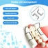 4-Pack 1MM Dental Cotton Roll Holder Clips - Autoclavable Stainless Steel for Dental Isolation Tools