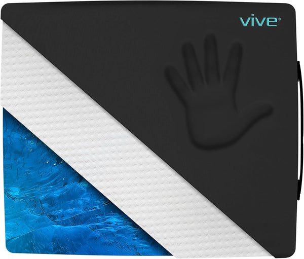 Vive Wheelchair Cushion - Waterproof Seat Pad for Coccyx, Sciatica & Tailbone Pain Relief (20'' x 18'' x 2'')