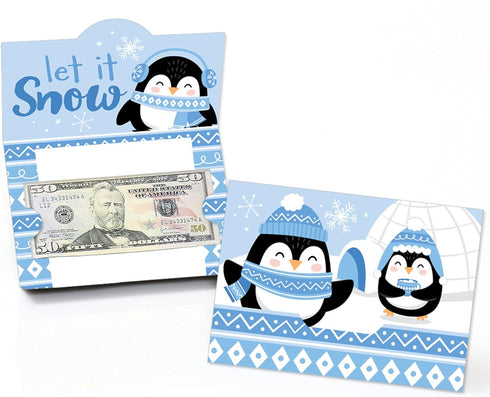 Big Dot of Happiness Winter Penguins - Holiday and Christmas Party Money