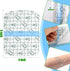 Nuanchu 50 Pcs Transparent Stretch Waterproof PU Film Bandages, Tattoo Bandage Wound Dressing Skin Cover