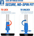 Unger Professional Lock-On 48” HydroPower Pole, Compatible with Water Flow Brushes and Cleaning Supplies
