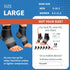 Plantar Fasciitis Sock (6 Pairs) for Men and Women, Compression Foot Sleeves with Arch and Ankle Support (Black)