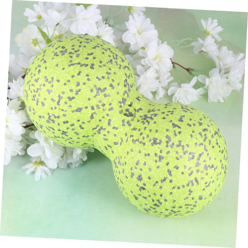 Mikinona Peanut Shape Massage Ball Fluorescent Mini Foam Roller for Deep Tissue Muscle Relief Back Shoulder Neck Waist
