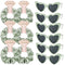 Satin Bridesmaid Scrunchies Set of 6, Bachelorette Hair Ties No Damage Hairties Gift Ideas for Wedding Party Favors