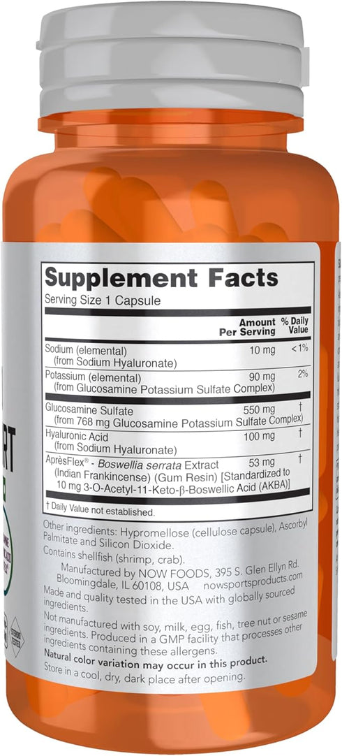 NOW Foods Sports Nutrition, Advanced Joint Support, 60 Capsules