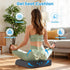 ComfyInLove Tailbone, Wheelchair Seat Cushion - Cooling Gel & Memory Foam Office Chair Cushion with Non-Slip Bottom
