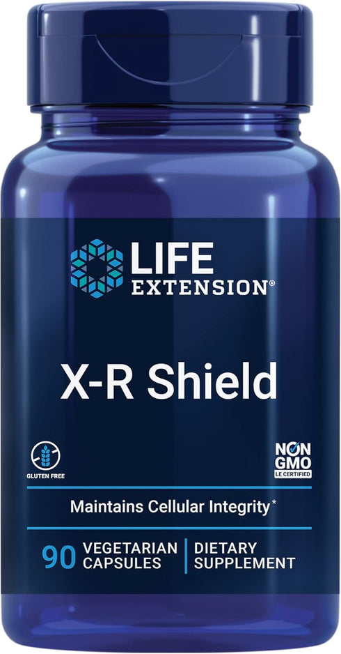 Life Extension X-R Shield, Powerful Antioxidant Support, 90 Vegetarian Capsules, Non-GMO, Gluten Free