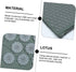 Set VILLCASE Acupoint Massage Mat and Shiatsu Massager Cushion with Carry Bag, Washable Yoga Exercise Mat for Full Body