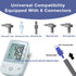 Winloger 22-32CM 6 Small Blood Pressure Cuff, Blood Pressure Monitors Cuff Adjustable Compatible with Omron and Other