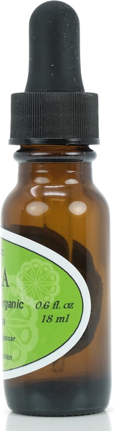 Dr Adorable Vanilla Absolute Essential Oil - 0.6 oz with dropper, 100% Pure Natural Organic
