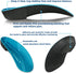 3/4 Orthotic Insoles, Shoe Inserts for Plantar Fasciitis Relief, High Arch Support for Flat Feet, Heel Pain (Small)