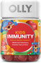 OLLY Kids Immunity Gummy, Immune Support, Wellmune, Elderberry, Vitamin C, Zinc, Chewable