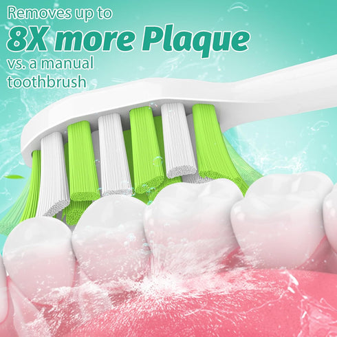 Aoremon Toothbrush Replacement Heads Compatible with Philips Sonicare DiamondClean, 6 Count, White
