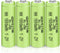 Rechargeable AA NIMH 1.2V 1000mAh Batteries, 4 Pack, Pre-Charged for Solar Light Replacement
