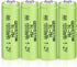 Rechargeable AA NIMH 1.2V 1000mAh Batteries, 4 Pack, Pre-Charged for Solar Light Replacement