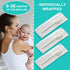 Baby Tongue Cleaner – Disposable Mouth Cleaner, Soft Gauze Toothbrush for 0-36 Month Baby Dental Care (100)