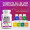 Clean Saffron Supplements - Saffron Pills Capsules USA - 8000mg with Ashwagandha, 200mg L-Theanine, 6000mg Ginkgo