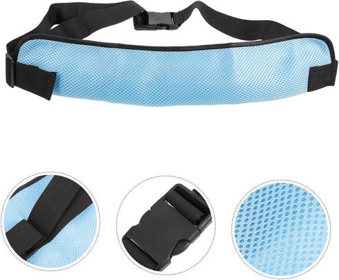 Elderly Safety Belt with Calf Straps for Wheelchair Support