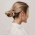 LILYSILK Silk Hair Scrunchies, 100% Mulberry, No Damage, Elastic Ponytail Holders, 1Pc, Coffee