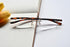 Eyekepper Small Lens Rimless Reading Glasses for Men and Women