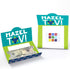 Set 8 Big Dot of Happiness Blue Bar Mitzvah - Boy Party Money and Gift Card Holders
