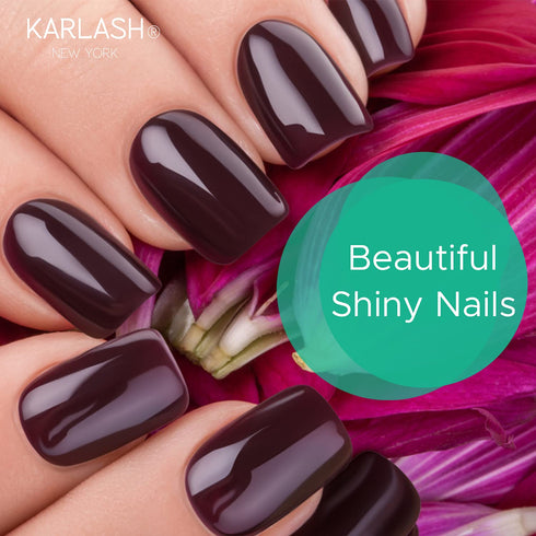 Karlash Professional USA Made 15ml No Wipe Gel Top Coat - Shine Finish and Long Lasting Soak Off UV Gel (1 Piece)
