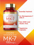 Carlyle Vitamin K2 MK7 100mcg - 200 Vegan Capsules, Menaquinone-7 Supplement, Non-GMO, Gluten Free