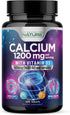 Calcium 1200mg with Vitamin D3, 120 Tablets | Advanced Bone Support Supplement for Best Absorption