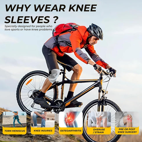 NeoTech Care Knee Support Brace - Breathable for Men, Women, Right or Left (Gray, Size S)