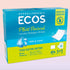 ECOS Laundry Detergent Sheets Vegan, No Plastic Jug, No Mess & Liquid Free - Laundry Sheets in Washer - Hypoallergenic, Plant Powered Laundry Detergent Sheets - Free and Clear - 64 Sheets (Pack of 1)
