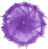 Wudygirl 100pcs Sheer Organza Bags 5‘’x7‘’ - Purple Drawstring Packages for Jewelry, Baby Shower & Party Favors