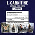 Premium L-Carnitine Tartrate Supplement, 1500mg for Energy, Lean Muscle Gain, 120 Non-GMO Capsules