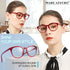 MARE AZZURO Women's Round Reading Glasses, Stylish Readers 0 1.0 1.25 1.5 1.75 2.0 2.25 2.5 2.75 3.0 3.5 4.0 5.0 6.0