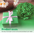 VGOODALL 120 Sheets Green Gift Wrap Tissue Paper, 14 x 20 Inch Bulk for Wedding, Birthday DIY Project