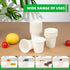 SHAUMN 3 oz Cups,100pcs Compostable Disposable Bathroom Mouthwash&Rinse Small Snack Cups for Kids,Mini Drinking Cups