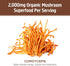 Om Mushroom Superfood Cordyceps Mushroom Capsules - 90 Count, Superfood Supplement for Energy, Power & Stamina