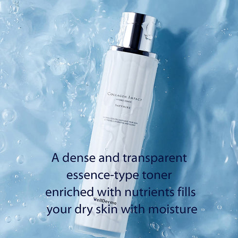 WELLDERMA Sapphire Collagen Impact Hydro Toner - Anti-Aging and Moisturizing Face Toner with Hyaluronic Acid
