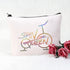 POFULL Indoor Cycling Bike Spin Class Workout Gift, Spin Queen Cosmetic Bags for Spinning Bike Gym
