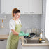 Set Set 3 SUBEKYU Bamboo Dish Scrub Brushes, Kitchen Wooden Cleaning Scrubbers for Washing Cast Iron Pans/Pots