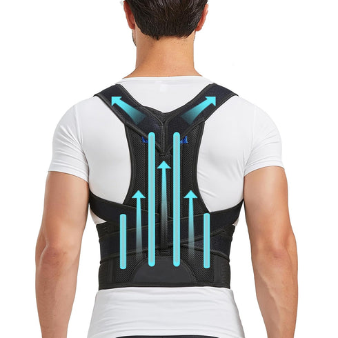Adjustable Back Brace Posture Corrector for Men and Women, Back Straightener Support Belt for Pain Relief, Back Neck
