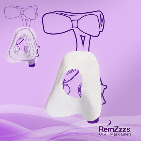 RemZzzs Nasal CPAP Mask Liners (K9-NL) - Reduce Air Leaks, Painful Blisters, Compatible with Respironics, DeVilbiss