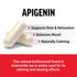 FORCE FACTOR Apigenin Supplement for Relaxation and Stress Support, Powerful Bioflavonoid and Antioxidant, Apigenin 50mg, Premium Quality, Vegan, Non-GMO, 60 Capsules (Packaging May Vary)