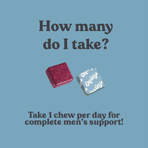 Men's Multivitamin Chews, Immune & Energy Support, 30-Day Supply, Individually Wrapped Chews