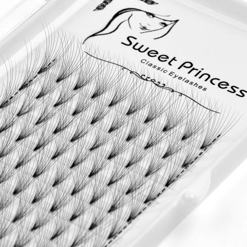 12 Rows, 120pcs 10D Premade Volume Fans Eyelashes Extensions, 0.07mm D Curl Black Soft Individual Lashes (12MM)